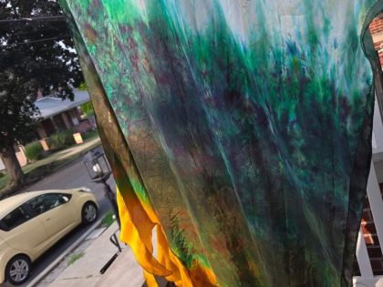 The Pressing of the Oil (Set of 2 Flags)